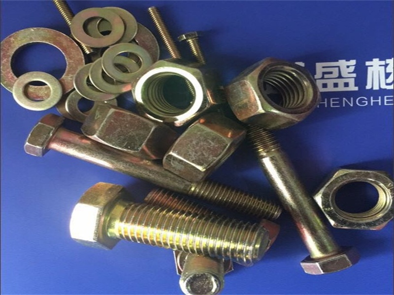 彩鋅72小時鹽霧螺栓